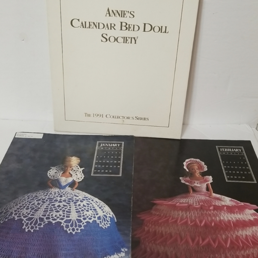 Annie's Calendar Bed Doll Society 1991 Collector Series